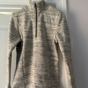Fleece lined 1/4 zip top